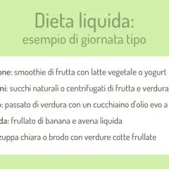 Dieta liquida: cosa mangiare. Esempio di giornata tipo con smoothie, succhi, passato di verdura, frullato e zuppa.