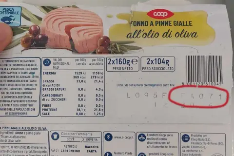 Tonno al naturale Coop: valori nutrizionali per 100g, con olio e sgocciolato. Ottimo per un pasto leggero e nutriente.