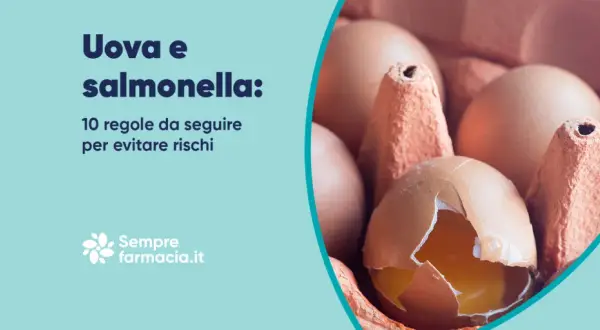 Uova e salmonella: 10 regole per evitare rischi. Un uovo rotto in un cartone, con altri uova sullo sfondo.