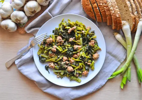 Salsiccia e cime di rapa - L'unica ricetta che ti serve